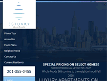 Tablet Screenshot of estuaryliving.com